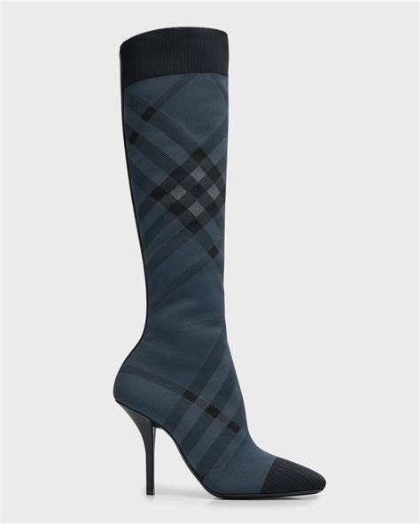 burberry dolman check stiletto sock booties|Burberry Dolman Check Stiletto Sock Booties .